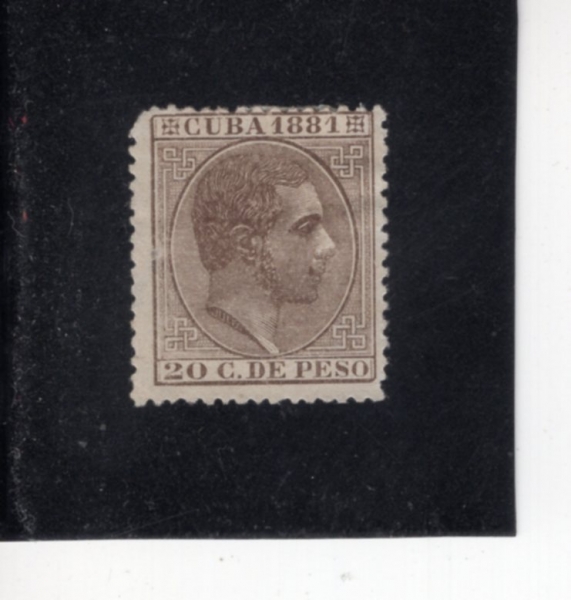 CUBA(����)-#99-20c-KING ALFONSO XII(������ 12��)-1881��