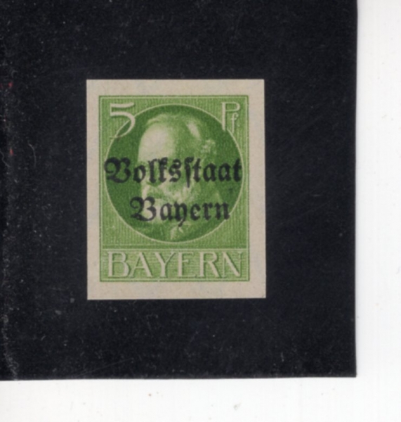 GERMAN STATES-BAVARIA(���̿���)-#157-5pf-KING LUDWIG III(��Ʈ���� 3��)-1919��