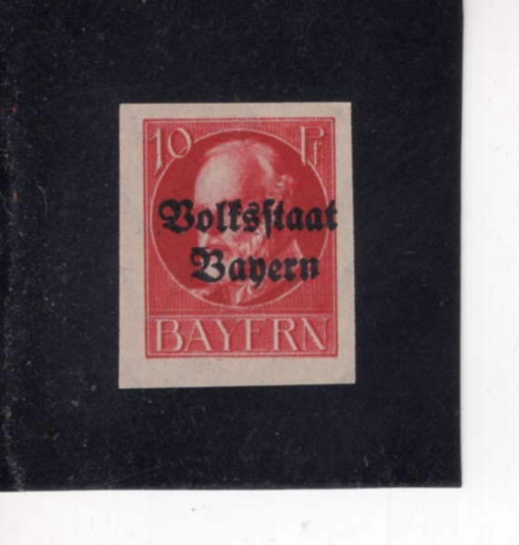GERMAN STATES-BAVARIA(���̿���)-#159-10pf-KING LUDWIG III(��Ʈ���� 3��)-1919��