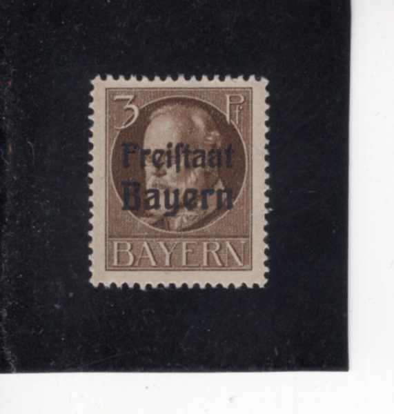 GERMAN STATES-BAVARIA(���̿���)-#193-3pf-KING LUDWIG III(��Ʈ���� 3��)-1919��