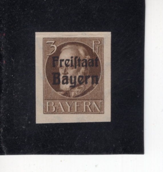 GERMAN STATES-BAVARIA(���̿���)-#212-3pf-KING LUDWIG III(��Ʈ���� 3��)-1919��