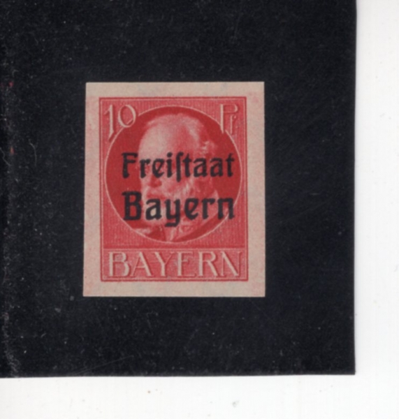 GERMAN STATES-BAVARIA(���̿���)-#215-10pf-KING LUDWIG III(��Ʈ���� 3��)-1919��
