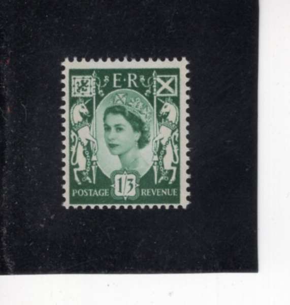 GREAT BRITAIN-SCOTLAND(����Ʋ����)-#5-1sh3p-QUEEN ELIZABETH II(�����ں��� 2��)-1963��