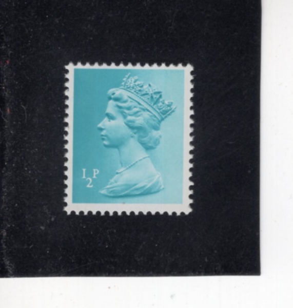 GREAT BRITAIN-MACHINS(����-��ģ ��ǥ)-#MH22-1/2p-QUEEN ELIZABETH II(�����ں��� 2��)-1971.2.15��