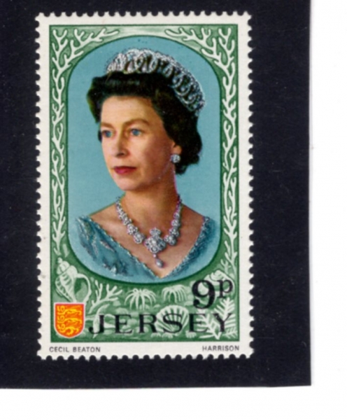 JERSEY(����)-#45-9p-QUEEN ELIZABETH II(�����ں��� 2��)-1971��
