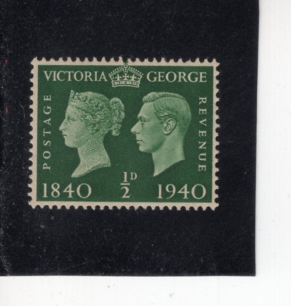 GREAT BRITAIN(����)-#252-1/2p-VICTORIA AND KING GEORGE VI(���丮�� ����, ���� 6��)-1940.5.6��