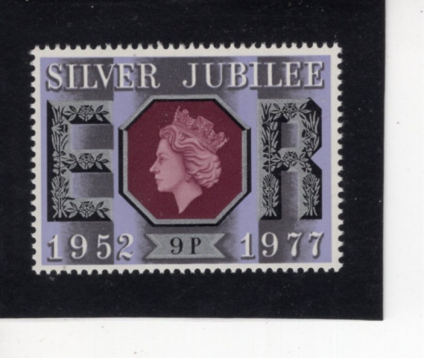 GREAT BRITAIN(����)-#811-9p-QUEEN ELIZABETH II(�����ں��� 2��)-1977.6.15��