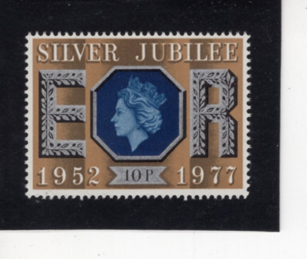 GREAT BRITAIN(����)-#812-10p-QUEEN ELIZABETH II(�����ں��� 2��)-1977.5.11��