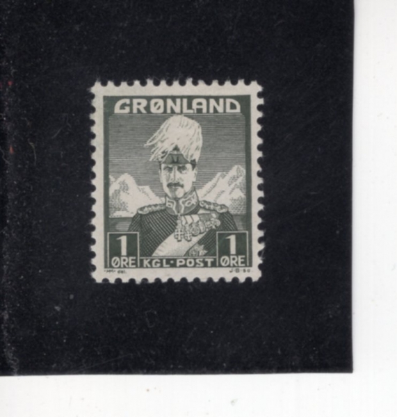 GREENLAND(�׸�����)-#1-1o-CHRISTIAN X(ũ����Ƽ�� 10��)-1938.11.1��