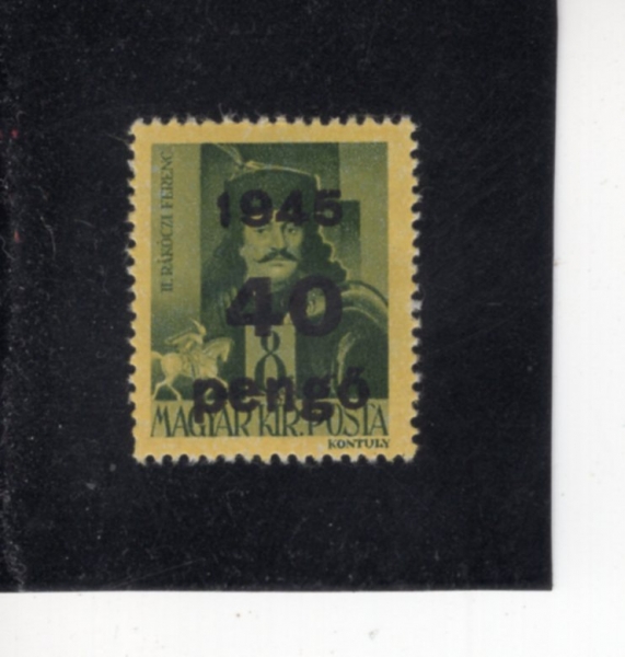 HUNGARY(�밡��)-#696-40f on 8f-FRANCIS II RAKOCZY(������ 2�� ����ġ)-1945��