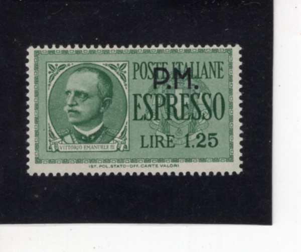 ITALY(��Ż����)-#M9-1.25 I-VICTOR EMMANUEL III(���丣 ���������� 3��)-1943��