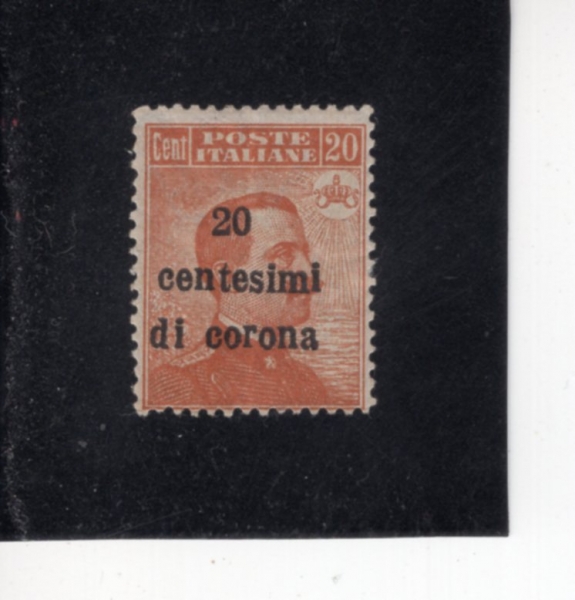 AUSTRIA-AUSTRIAN OFFICES ABROAD(�ؿ� ����Ʈ���� �繫��)-#N68-20c on 20c-VICTOR EMMANUEL III(���丣 ���������� 3��)-1919��