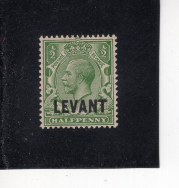 GREAT BRITAIN OFFICE ABROAD-TURKISH EMPIRE(���� �ؿ� �繫��-��Ű ����)-#15-1/2p-GEORGE V(���� 5��)-1905��
