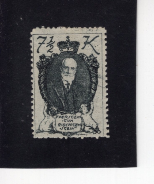 LIECHTENSTEIN(�����ٽ�Ÿ��)-#45-7 1/2k-PRINCE JOHANN II(���� 2��)-1920��