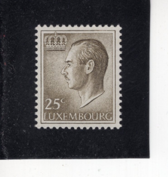 LUXEMBOURG(����θ�ũ)-#418-25c-GRAND DUKE JEAN(����θ�ũ ��� ��)-1966��