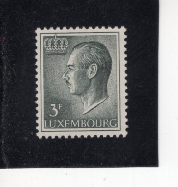 LUXEMBOURG(����θ�ũ)-#424-3fr-GRAND DUKE JEAN(����θ�ũ ��� ��)-1965��