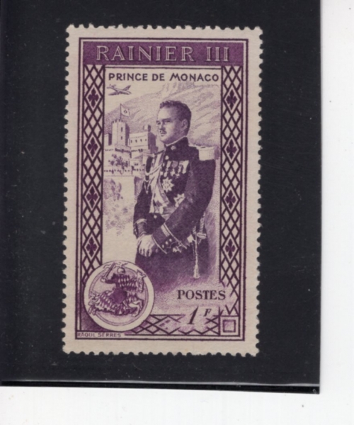 MONACO(����)-#249-1fr-PRINCE RAINIER III(���̴Ͽ� 3��)-1950.4.11��