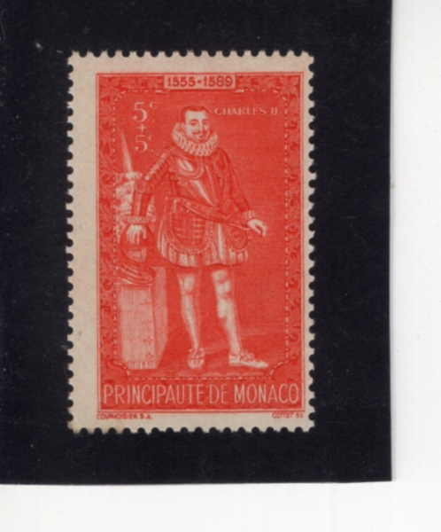 MONACO(����)-#B62-5+5c-CHARLES II(���� 2��)-1942.12.10��