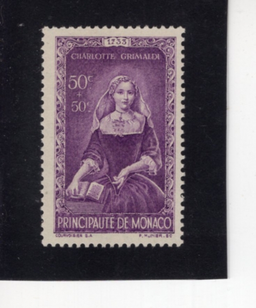 MONACO(����)-#B67-50+50c-CHARLOTTE GRIMALDI(���� ����, �߶�Ƽ���� ���ۺ���)-1942.12.10��