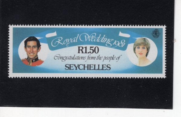 SEYCHELLES(���̼�)-#470-1.50r-PRINCE CHARLES AND LADY DIANA(���� ����, ���ֳ̾� ����)-1981.6.23��