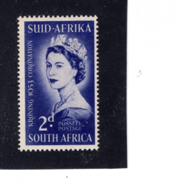 SOUTH AFRICA(��������ī��ȭ��)-#192-2p-QUEEN ELIZABETH II(�����ں��� 2��)-1953.6.3��