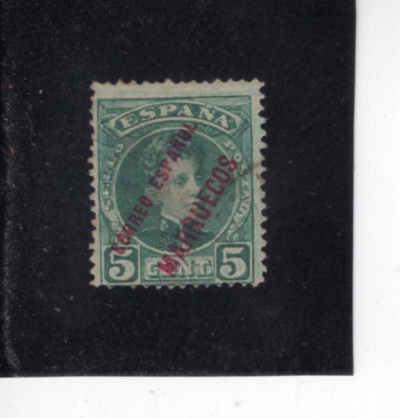 SPANISH MOROCCO(�����η� �����)-#3-5c-KING ALFONSO XIII(������ 13��)-1903��