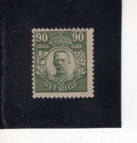 SWEDEN(������)-#93-90o-GUSTAF V(����Ÿ�� 5��)-1918��