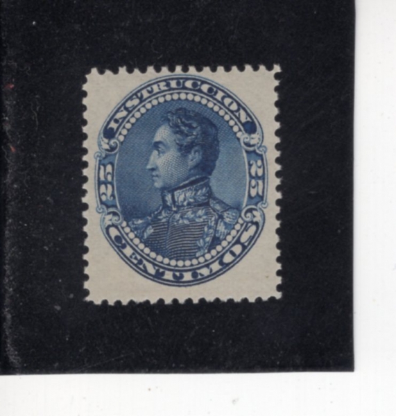 VENEZUELA(���׼�����)-#130-25c-SIMON BOLIVAR(�ø� �����ٸ�)-1893��