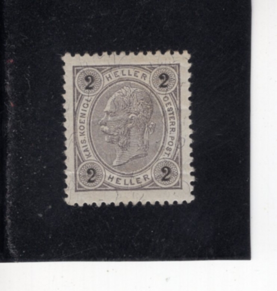 AUSTRIA(����Ʈ����)-#71-2h-EMPEROR FRANZ JOSEF(Ȳ�� ������ ������)-1899��