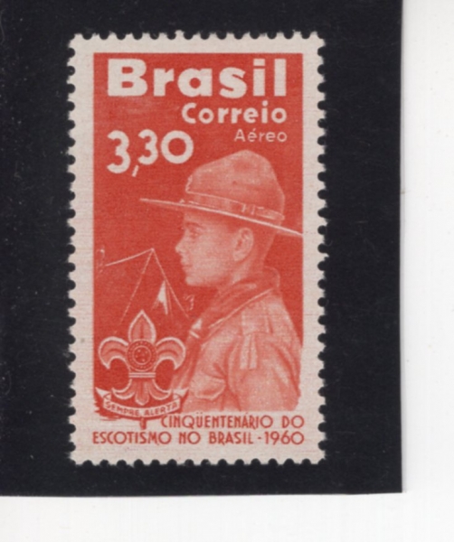 BRAZIL(�����)-#C101-3.30cr-BOY SCOUT(���̽�ī��Ʈ)-1960.7.23��