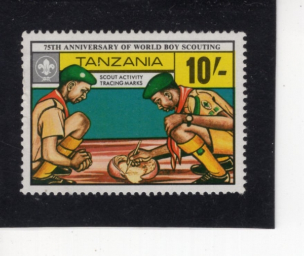 TANZANIA(ź�ڴϾ�)-#207-10sh-TRACING MARKS(���� Ȱ��)-1982.8.25��
