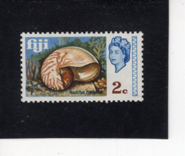 FIJI(����)-#261-2c-NAUTILUS POMPILIUS SHELL(è���� ��ƿ����)-1969.1.13��