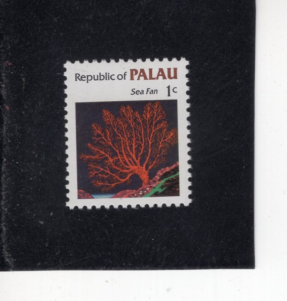 PALAU(�ȶ��)-#9-1c-SEA FAN(�ٴ� ��ä)-1983��