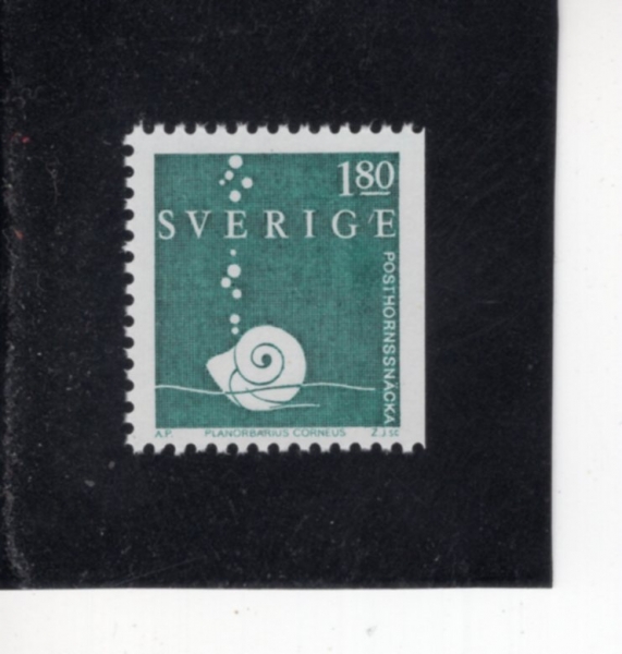 SWEDEN(������)-#1468-1.80k-PLANORBIS SNAIL(�ö�븣�� �ö�븣��)-1983.8.24��