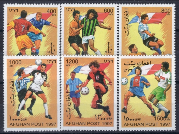AFGHANISTAN(�������Ͻ�ź)-#N0(6��)-1998 FOOTBALL WORLD CUP CHAMPIONSHIPS, FRANCE(1998�� FIFA ������)-1997��