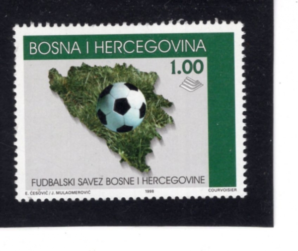 BOSNIA & HERZEGOVINA(�����Ͼ� �츣ü����)-#306-1m-1998 WORLD CUP SOCCER CHAMPIONSHIPS, FRANCE(1998�� FIFA ������)-1998.5.22��