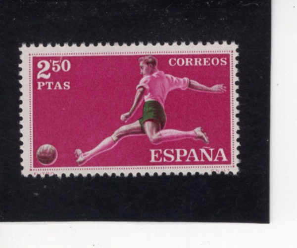 SPAIN(������)-#960-2.50p-SOCCER PLAYERS(�౸����)-1960.10.31��