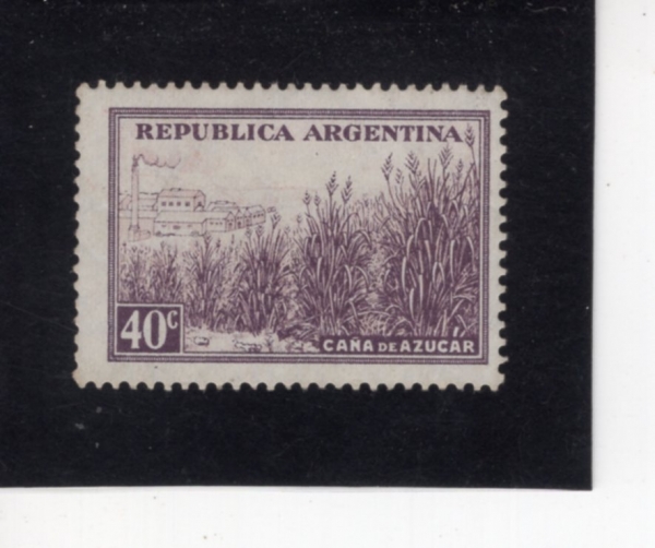 ARGENTINA(�Ƹ���Ƽ��)-#443-40c-SUGAR CANE(��������)-1936��