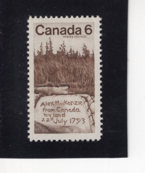 CANADA(ĳ����)-#516-6c-MACKENZIE ROCK, DEAN CANNEL(�˷���� ������ �� �ָ�����)-1970.6.23��