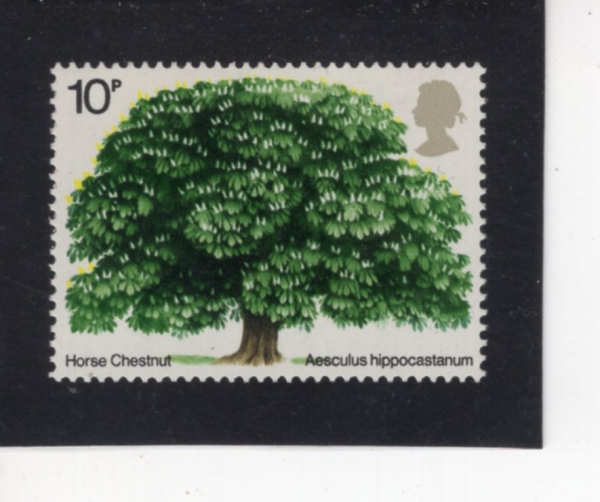 GREAT BRITAIN(����)-#715-10p-HORSE CHESTNUT(���㳪��)-1974.2.27��