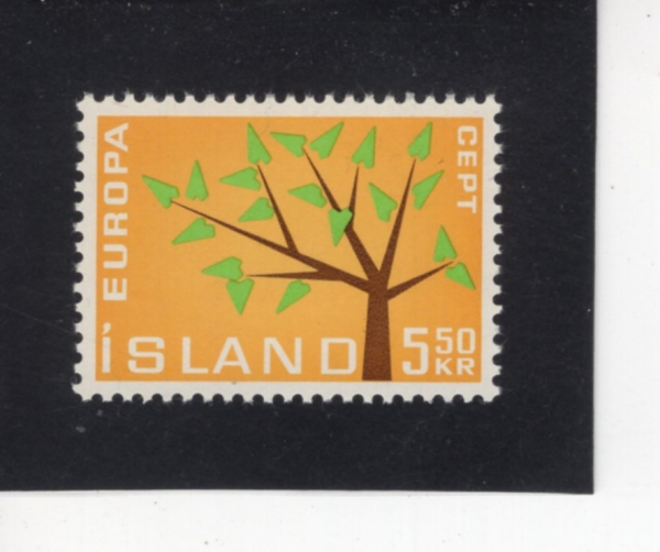 ICELAND(���̽�����)-#349-6.50k-TREE AND EUROPA(����, ������)-1962.9.17��
