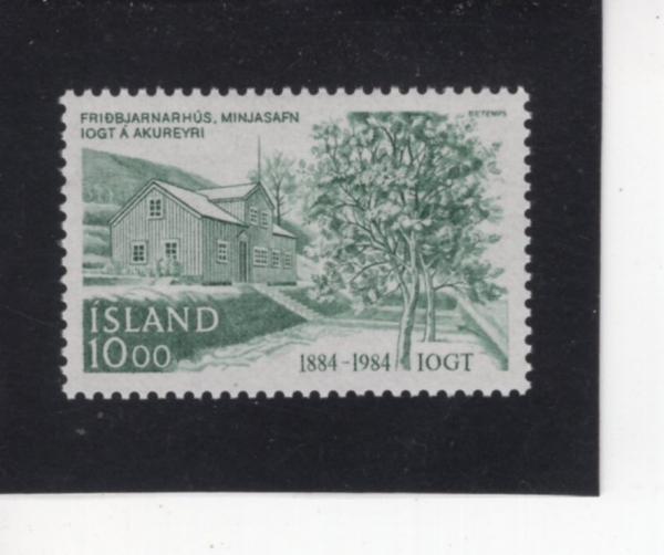 ICELAND(���̽�����)-#592-10k-GOOD TEMPLARS HEADQUARTERS, AKUREYRI(���� ���÷���, ����, �������̸�)-1984.7.18��