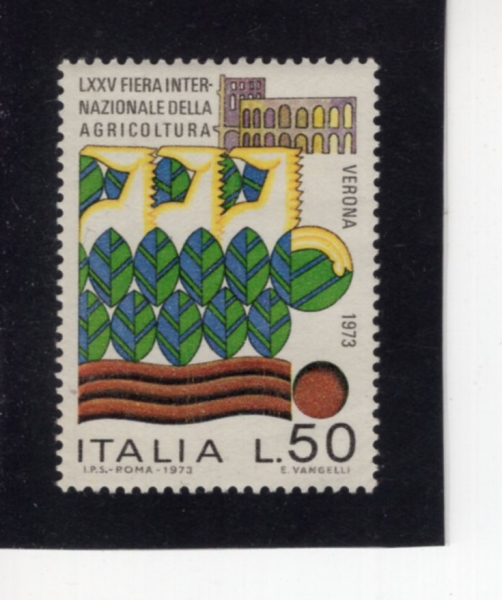 ITALY(��Ż����)-#1096-50 I-VERONA FAIR EMBLEM(��75ȸ ���� �ڶ�ȸ, ���γ�)-1973.3.10��