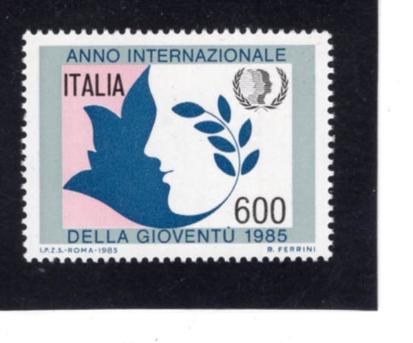 ITALY(��Ż����)-#1645-600 I-INTL. YOUTH YEAR(���� û���� ��)-1985.9.3��