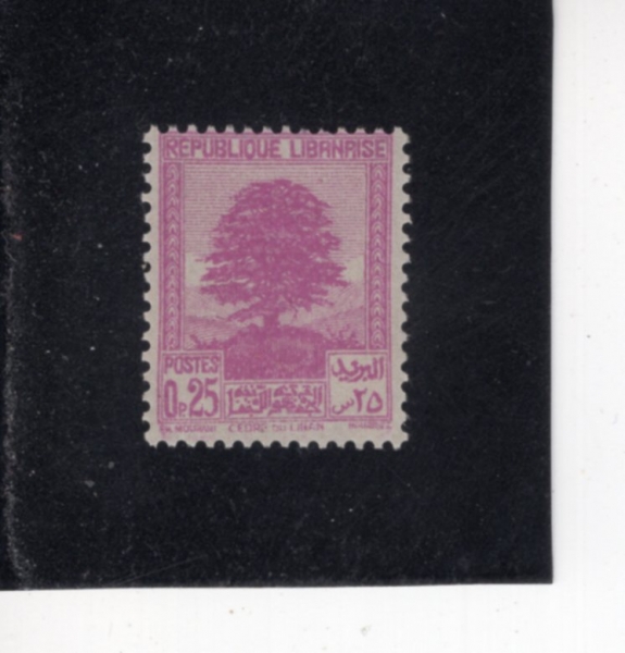 LEBANON(���ٳ�)-#137B-0.25p-CEDAR OF LEBANON(���ٳ� �ﳪ��)-1940��