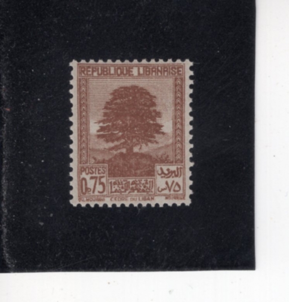 LEBANON(���ٳ�)-#138A-0.75p-CEDAR OF LEBANON(���ٳ� �ﳪ��)-1940��