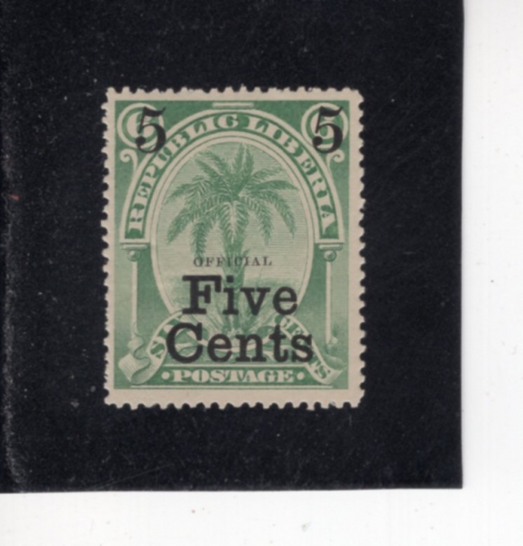 LIBERIA(���̺�����)-#O13-5c on 6c-OIL PALM(����)-1893��