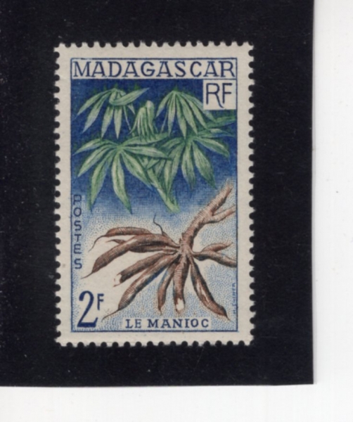 MALAGASY REPUBLIC(���ٰ���ī��)-#297-2fr-MANIOC(ī���)-1957.3.12��