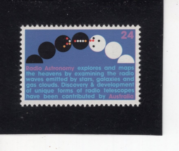 AUSTRALIA(����Ʈ���ϸ���)-#566-24c-RADIO ASTRONOMY(���� õ����)-1975��