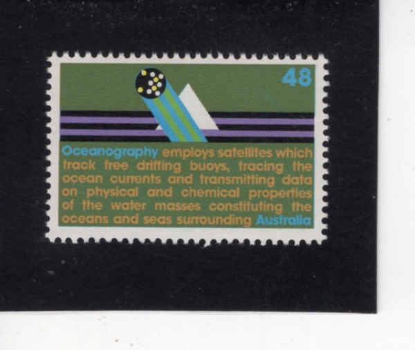 AUSTRALIA(����Ʈ���ϸ���)-#571-48c-OCEANOGRAPHY(�ؾ���)-1975��